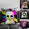 M-Marshmello Музыкальный продюсер Наволочка Подушка Ультрамягкая Ткань, Дружелюбная к Коже Облачный Комфорт и Скрытая Молния