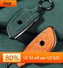 Interior Mouldings Car Alcantara Key Case Cover Holder Chain For BMW G20 G30 X1 X3 X4 X5 G05 X6 F20 G21 f40 f80 35i 3 5 7 Interi