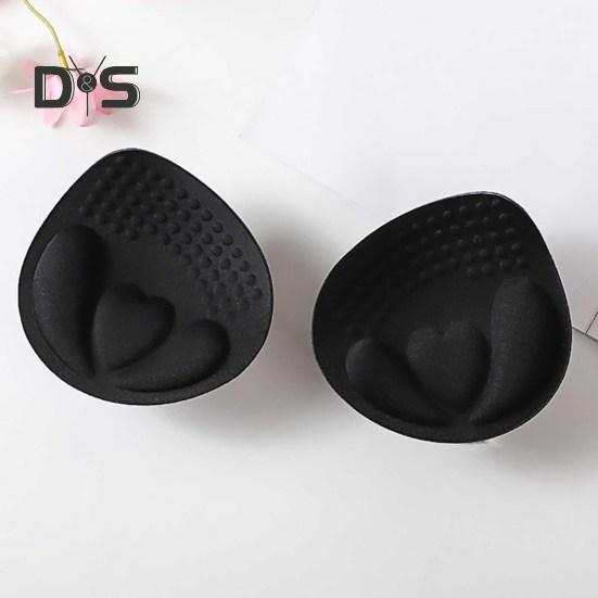 Bra Pad Ultra Thick Good Breathability Bra Insert Triangle Sponge Push Up Bra Pad Women Invisible Insert Swimsuit Bikini Breast Enhancers Chest Cup