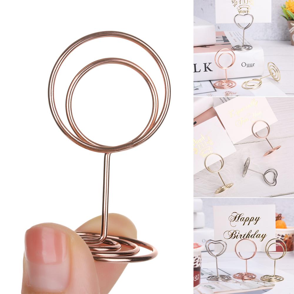 Принадлежности Зажим для бумаги Украшение рабочего стола Место Зажимы для карт Подставка для фотографий Зажимы Держатель для номеров стола