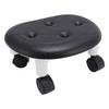 Low Rolling Stool with Wheels Ergonomic Heavy Duty Short Rolling Seat for Bedroom Living Room