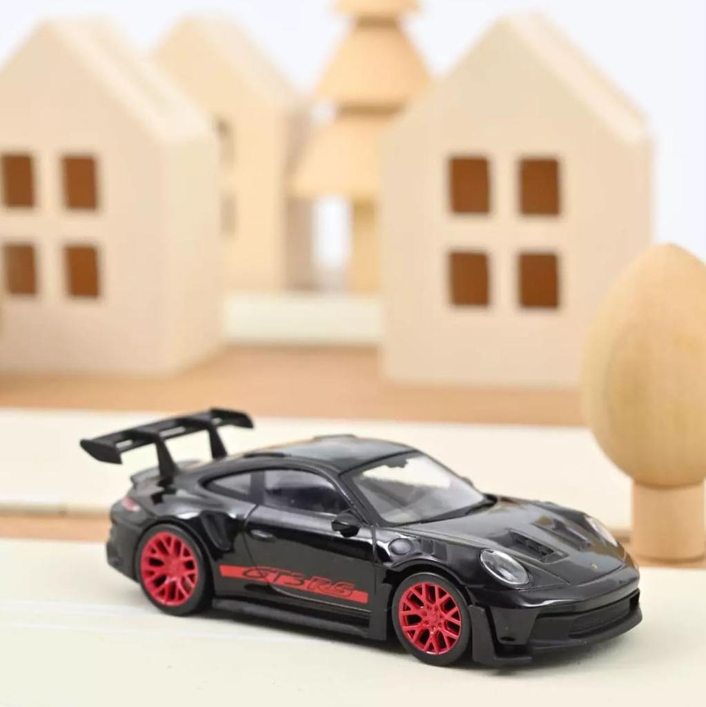 Norev Scale Porsche 911 992 GT3 RS 2022 NOREV 911 GT3 RS Diecast Car 1/43 Black/Red Jet-Car