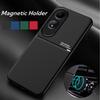 Rugged Non-Slip Case for OPPO A60 A79 5G A98 A78 A58 Protective Cover Car Magnetic Suction Holder Coque Fundas Capa