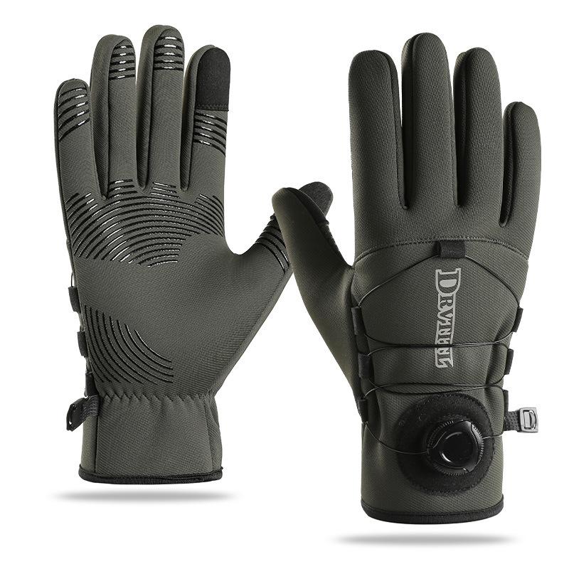 Winter Cycling Gloves Warm Waterproof Windproof Unisex with Touchscreen for Outdoor Riding Skiing Running Bycicle Accessories