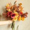 NUOLUX Artificial Flowers, Thanksgiving and Fall Bouquet, 44cm, for Indoor and Outdoor Use, Decorative Faux Flowers for Home and Party Decor
