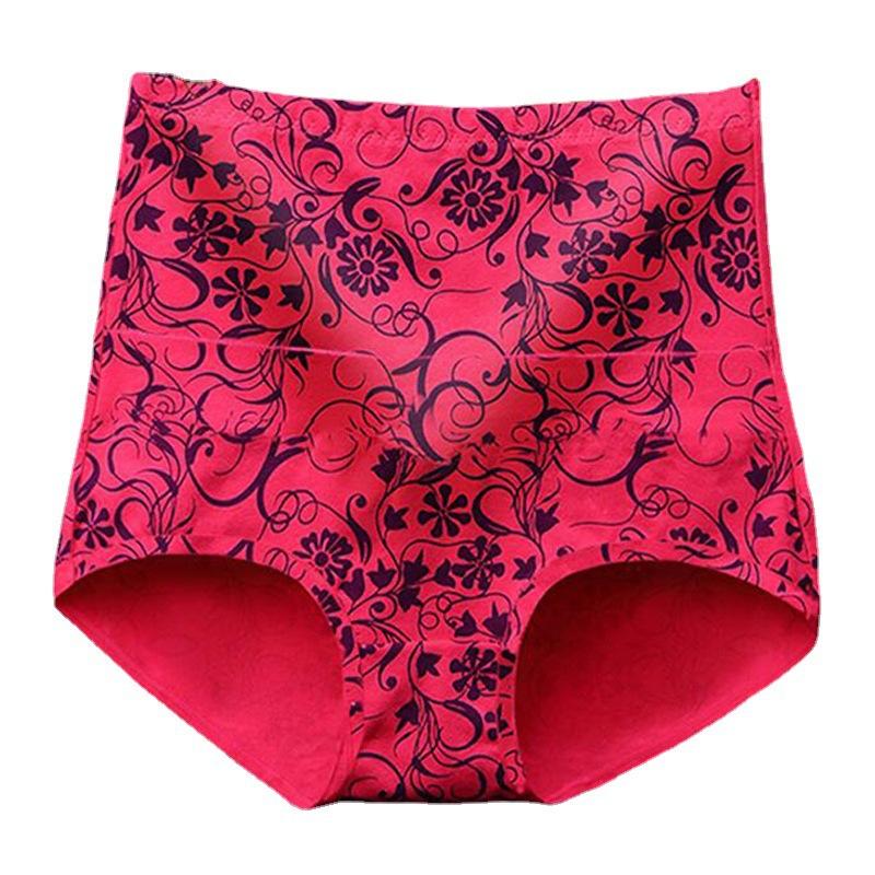 5Pcs Women's Panty Underwear Underwear High Waist Underwear Cotton Panties Women's Plus Size Underwear