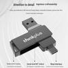 Металлический USB-накопитель ThinkPlus Lenovo MU251 с двумя интерфейсами