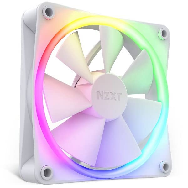 NZXT 2855 RGB Светящийся вентилятор для корпуса Вентилятор воздушного потока Белый RF-R12SF-W1 [120 мм]