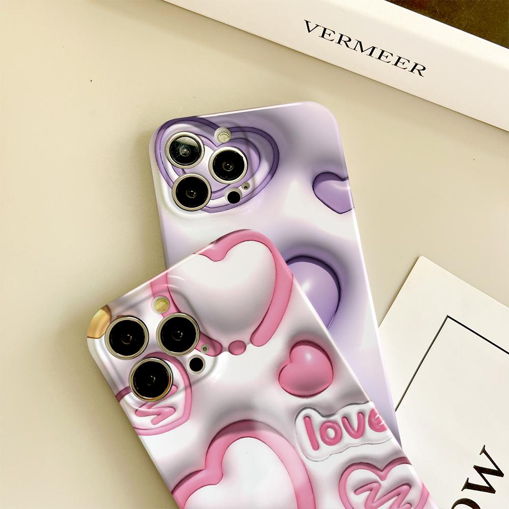 Универсальный чехол для телефона с пленкой и мультяшным модным дизайном, твердый чехол с полным покрытием, защитный чехол для камеры для iPhone, Samsung, Xiaomi, Poco, Redmi, Huawei, Honor