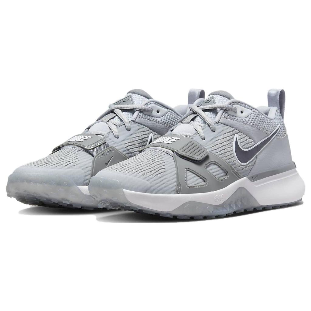 Nike Air Zoom Diamond Elite Turf Wolf Grey Мужские кроссовки Холодно-серые Ярко-малиновые белые DZ0503-002