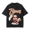 Pop Singer Raye New Album Poster Print TShirt Men Women Vintage Washed Harajuku Fashion Oversize Top Cotton Solf Summer New Top