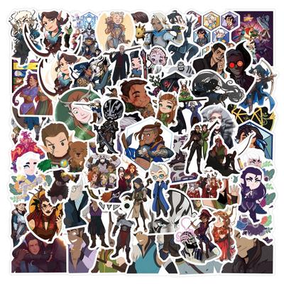 110 Наклеек-граффити по фильму и телевидению Vox Machina, декоративные наклейки для скутера, блокнота, для DIY