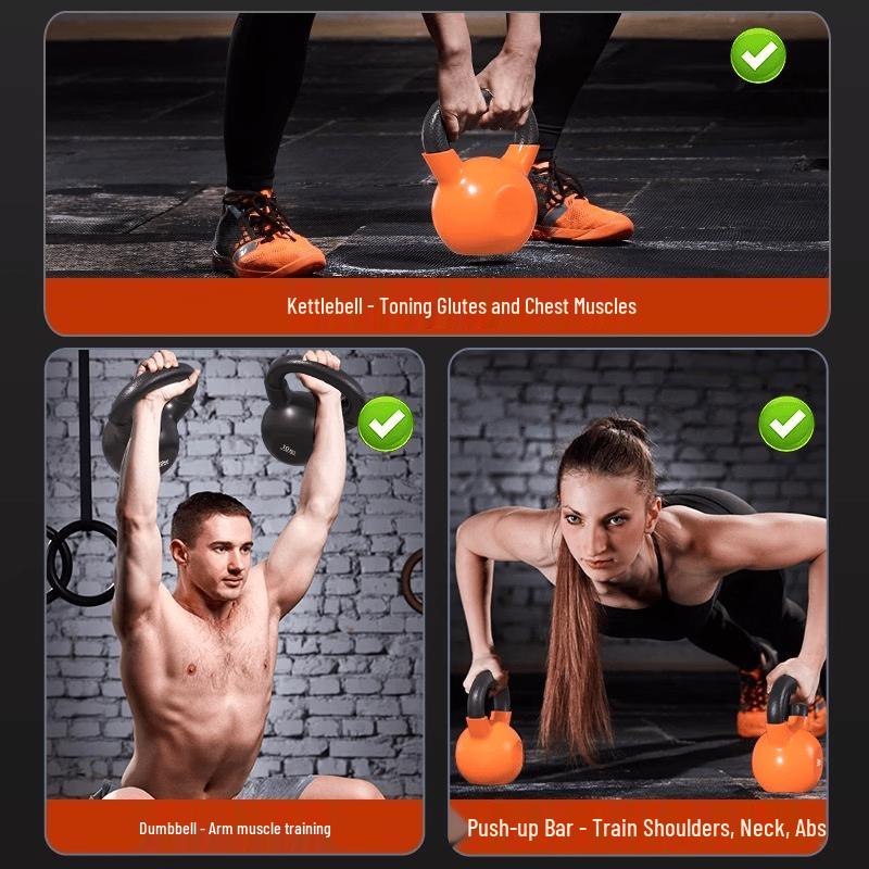 TLXT Dip-Coated Kettlebell