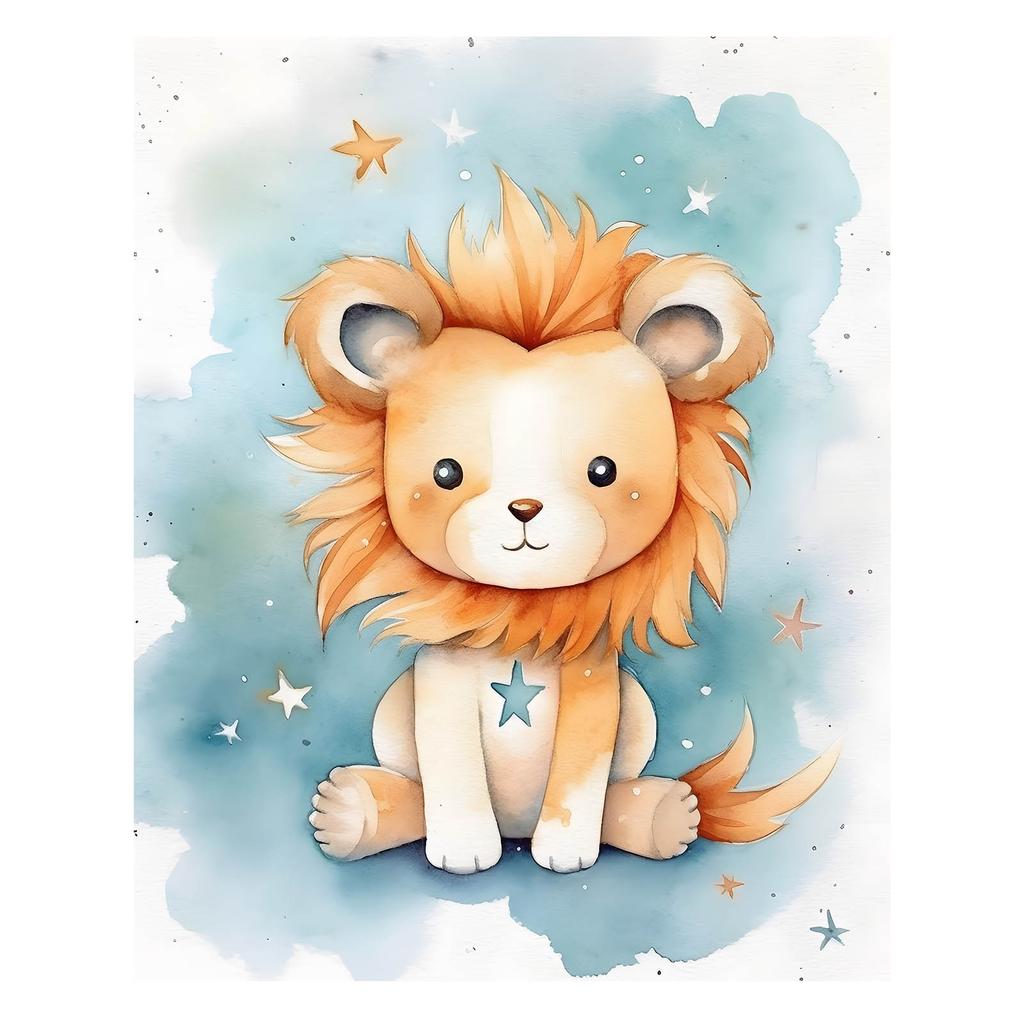 Lwi Blask Marzeń Lwi Blask Marzeń, 30X40 Cm, Rama Aluminiowa Złota, Papier Matowy 230 Gsm