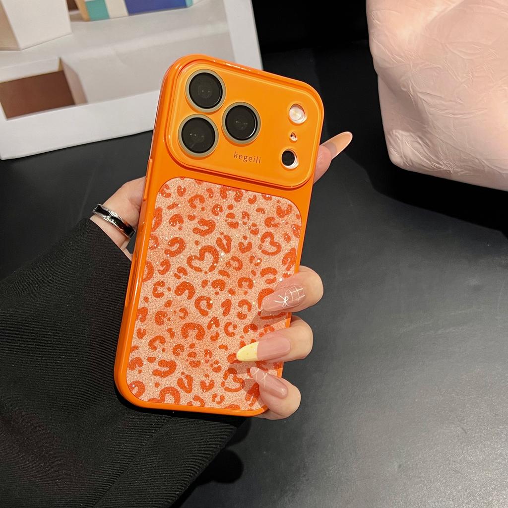 Luxury Leopard Print Phone Case For iPhone 13 14 15 16 17 Pro Max Shockproof Bumber Cases Cover