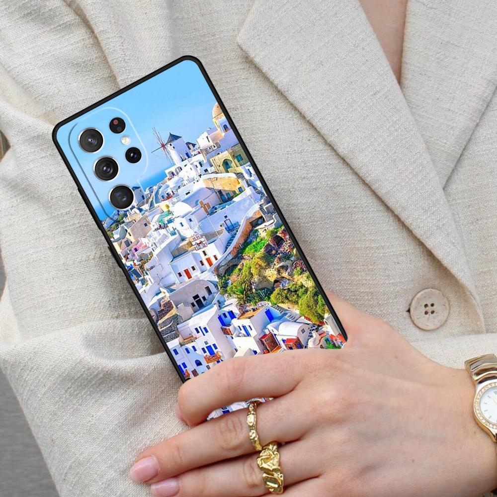 Чехол для телефона Oia Santorini Greece для Samsung Galaxy S26 Ultra S25 S24 S23 S22 S21 S20 Note10