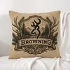 Brand Browning Cushion Cover Natural Linen Pillowcase Set AllinOne Decor Cushion Cover for Sofa Bedroom Chair