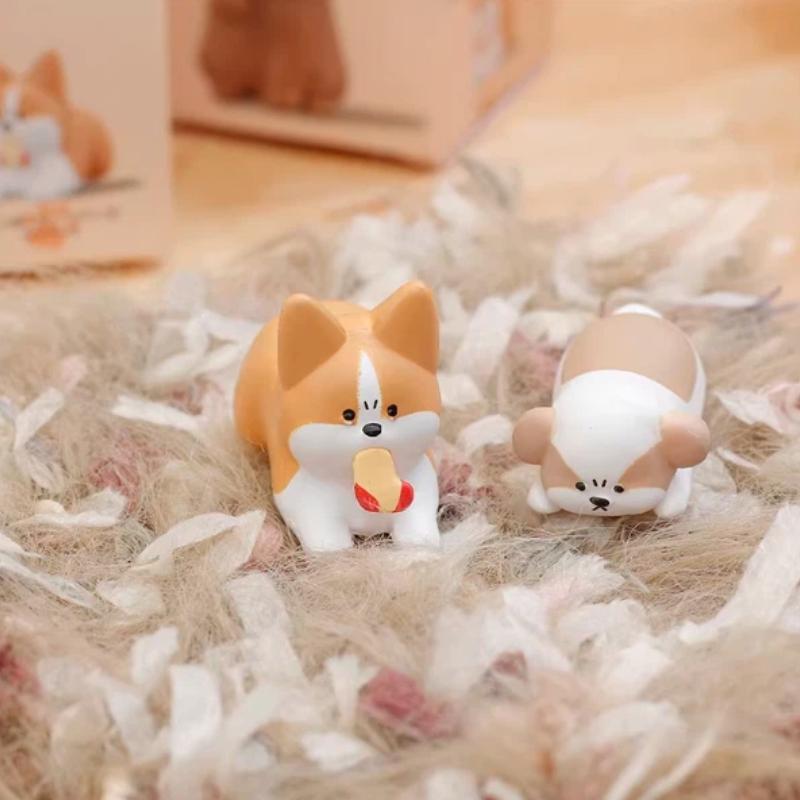 Новые товары в наличии: Злой Милый и Избалованный Злой Пес Blind Box Милое Настольное Украшение Фестивальный Подарок с Сиба-ину и Корги