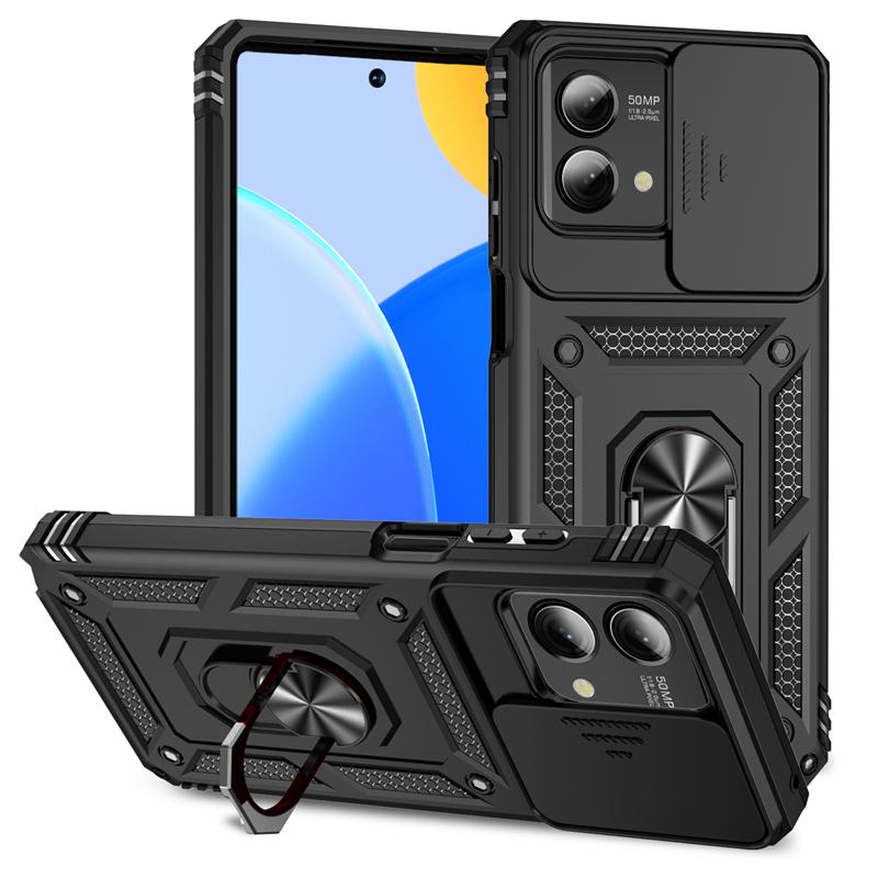 Для Moto G Stylus 5G 2023 чехол магнитный держатель кольцо телефон чехол для Motorola Moto G Stylus 5G (2023) Задняя крышка Slide Lens Armor