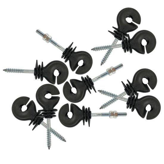 10 шт. изоляционные гвозди портативный постукивающий тип устойчивые к солнцу фиксированной линии ABS высокопрочные изоляторы для забора пастбище