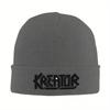 Kreator МУЗЫКАЛЬНЫЙ ЛОГОТИП Теннисный Скейт Бини Зимние Шапки Вязаная Шапка Повседневная Бейсболка