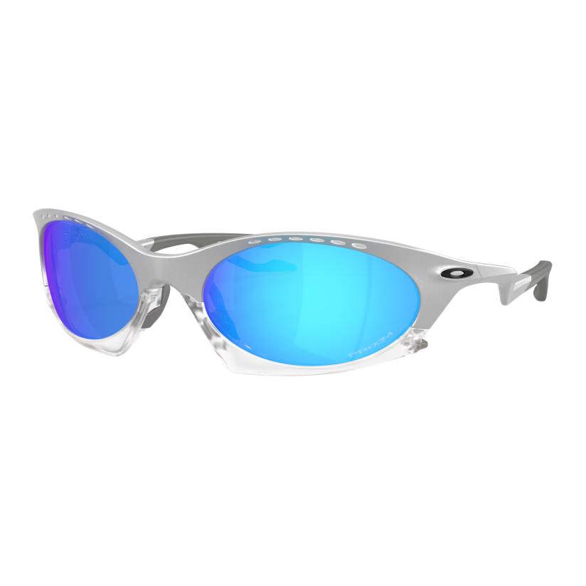 Oakley Регулируемые раздвоенные дужки O Matter™ Овальные солнцезащитные очки Унисекс солнцезащитные очки Серебряные OO9437-1363