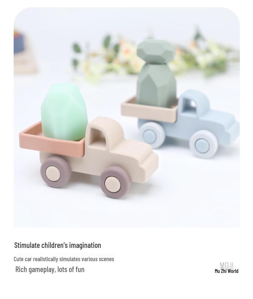 Мультяшная забавная силиконовая ударопрочная игрушка для малышей, машинка/самолет