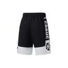Li-Ning Badfive Series Alphanumeric Print Colorblock Elastic Waist Straight Leg Quick-Dry Sports Shorts Men Bottoms AAPT045-1