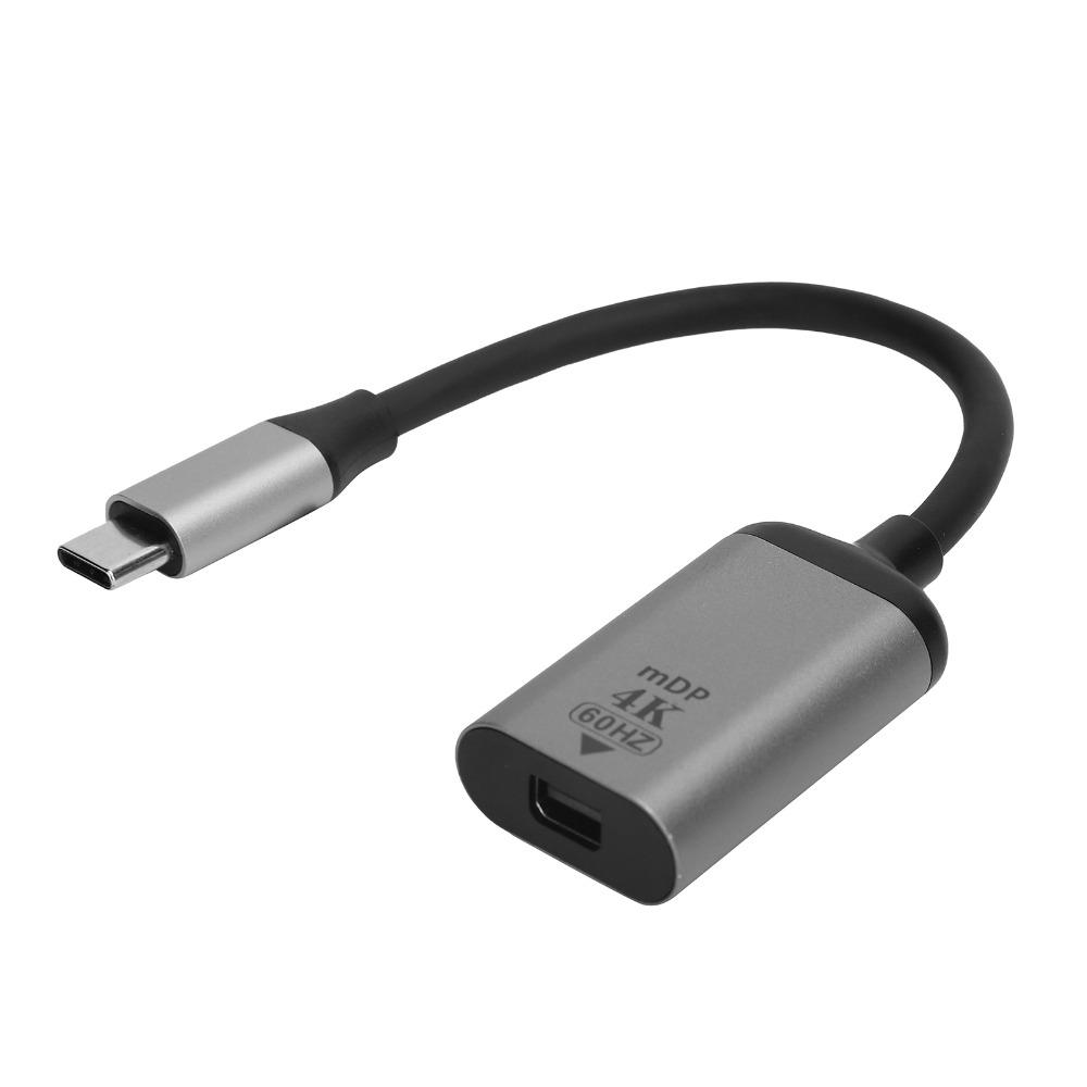 Plug and Play USB-C to Displayport Adapter 4K 60Hz USBC to Mini DP Adapter  Computers