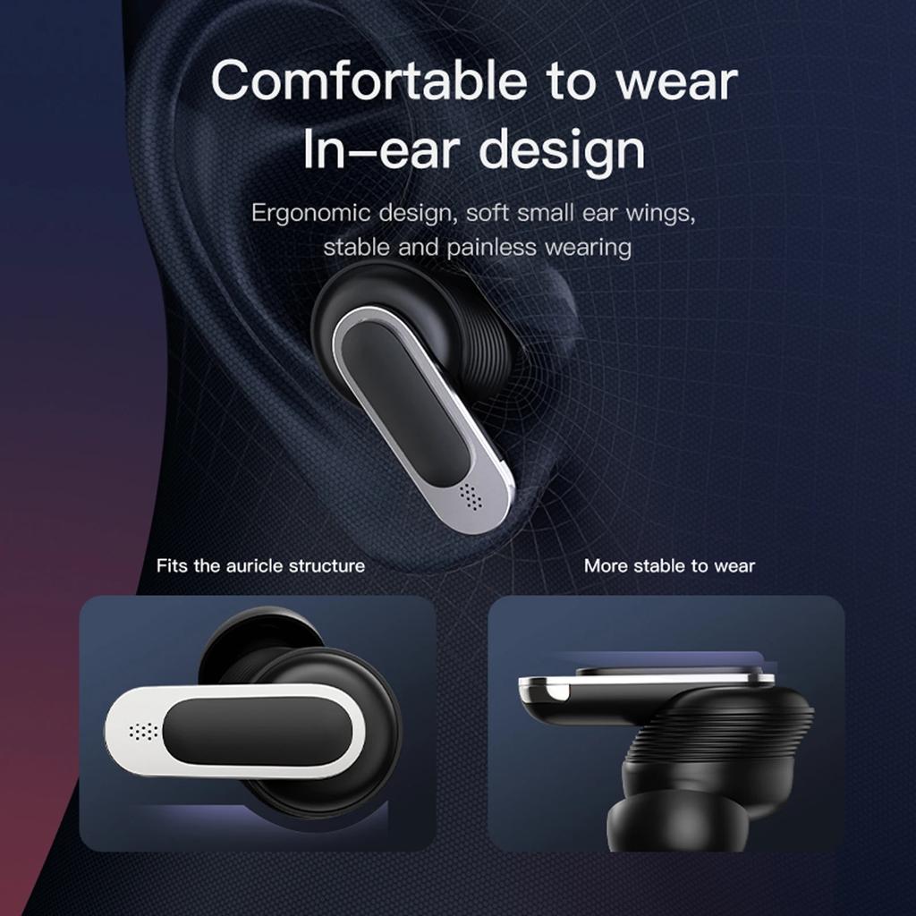 Wireless Earphones Bluetooth 5.3 TWS Earbuds OWS Sports Headphones Clip-on Long Battery Life For Running Heatset With Mic
