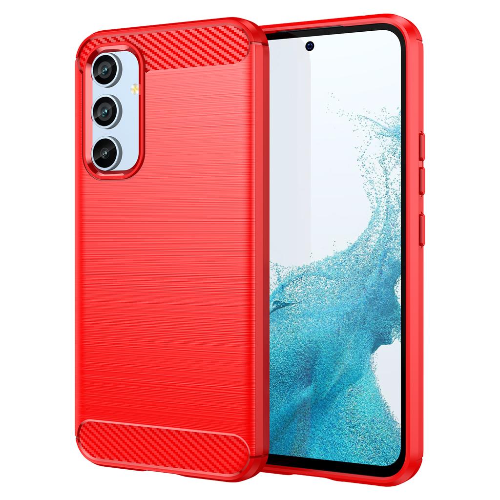 For Samsung Galaxy A54 5G Soft Matte Case Luxury Silicone Cover for Samsung A54 5g Soft Carbon Fiber Cases Coque Fundas