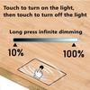 Penetrable 25mm Wood Panel Wireless Touch Sensor LED Light Switch Control 12V 24V 60W Hand Sweep Control Dimmable Touch Dimmer