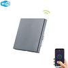 Smart WIFI Zigbee Light Switch Wall Mounted Wireless Push Button Switch Gray Plate Color Smart Life Google Home Alexa