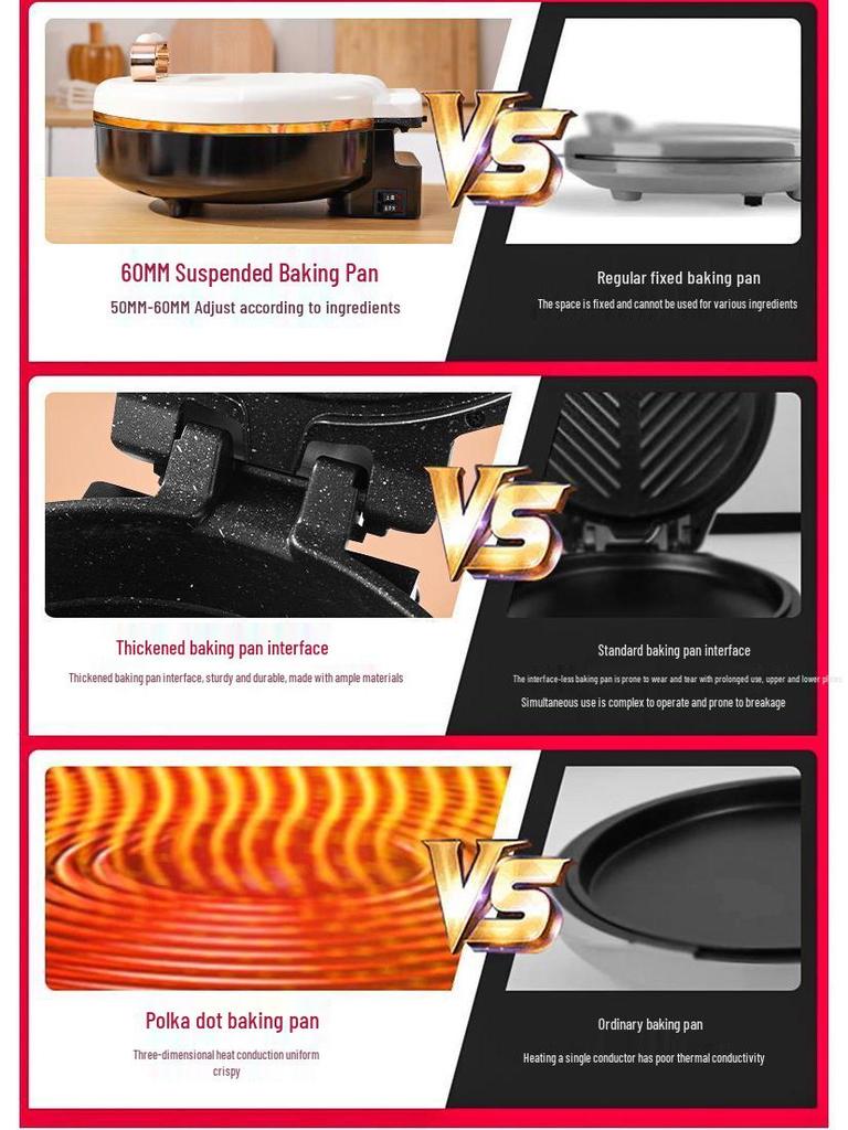 Большая многофункциональная электрическая сковорода и блинница с бесплатной доставкой