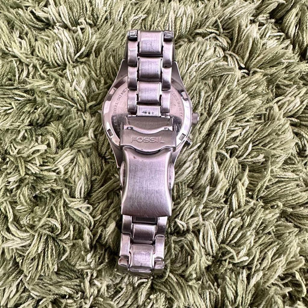 Б/У Хорошее Состояние FOSSIL BIG TIC Fossil Big Chick Часы Радужные