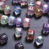 Куб квадратный граненый с УФ-покрытием 8 мм DIY часть поделки бусины серьги браслет подвески для изготовления ювелирных изделий россыпь смола чешский кристалл 20 шт./пакет аксессуары