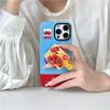 Модный милый магнитный чехол для телефона в виде помидора для iPhone 16 Pro 15 14 Pro Max, задняя крышка с держателем, противоударные жесткие чехлы