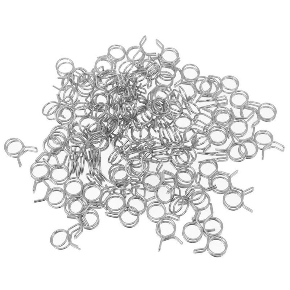 10Pcs/set Spring Clips Pipe Clips Fuel Line Tube Spring Clips Durable Hose Clamp  Motorcycle Scooter
