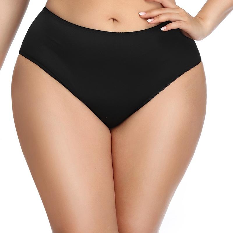 Solid Color Women Panties Plus Size Female Underwear Breath Lingeries Middle Waist Panty L XL 1XL 2Xl 3Xl 4Xl 5Xl 6Xl 7XL