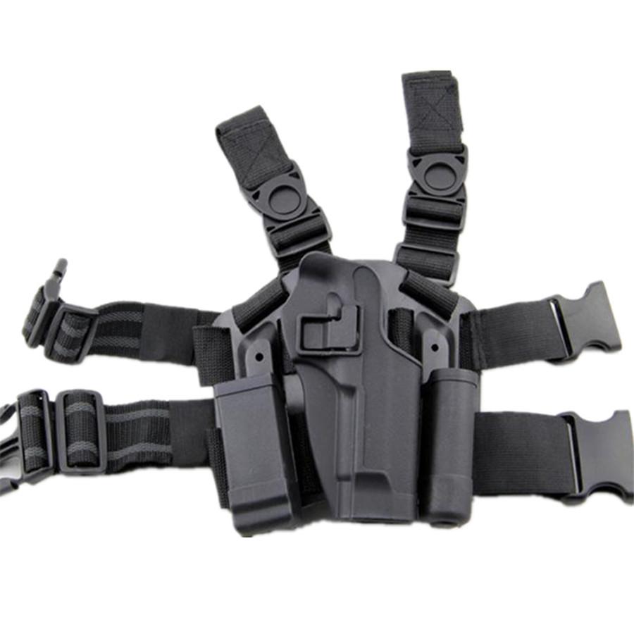 Tactical Right Hand Drop Leg Thigh Pistol Holster for Glock17 19 22 23 31 32
