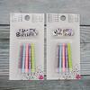 New Printed Pattern Printed Letters Happy Birthday Candle Party 10 Colorful Mixed Candles