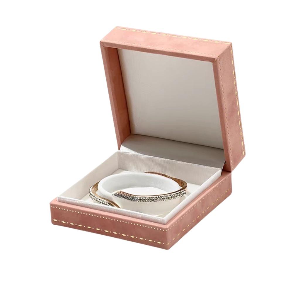 Luxury Small Jewelry Box Vintage Flannel Bracelets Box Jewelry Display Holder  Jewelry Storage