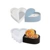 Creative Heart Shaped Silicone Mold Candle Cups and Planter Making Mould Epoxy Resin Candle Holder Decoration Mould