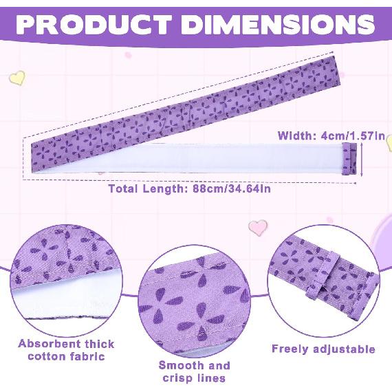 4 Pcs Cake Strips, Washable Reble Cake Pan Wraps for Even Baking Convenient Cakes Bakings Supplies for Kitchen Bakery Restaurant to Evenly Moist