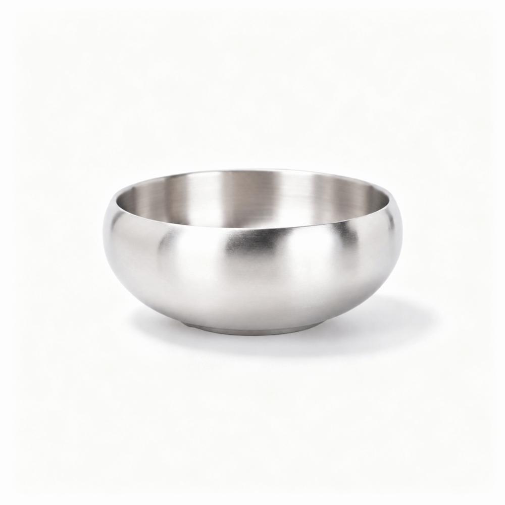 Silver/Gold Rice Bowl 304 Stainless Steel Feeding Container High Quality Soup Bowl Home Dining