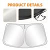 Fit 2015- Ford F-150 Truck Windshield Sun Shade Foldable Cover Shield