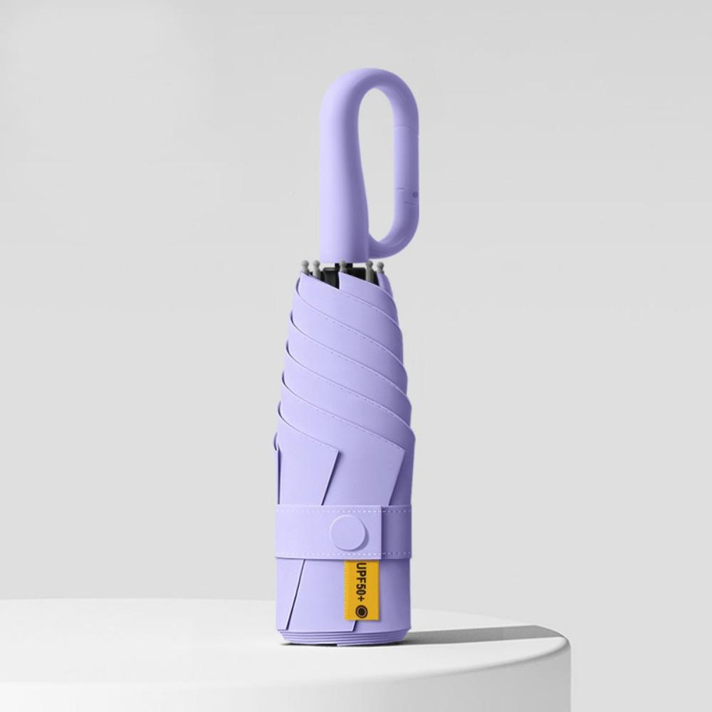 Portable Buckle Mini Umbrella Folding UV Protection Umbrella New Sunshade Umbrella Outdoor Travel