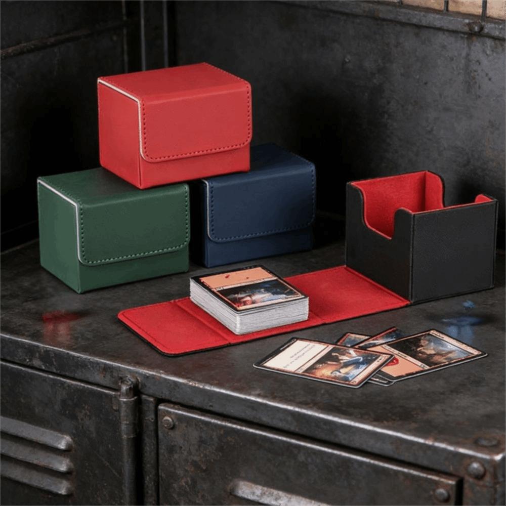 Flip Cover Trading Card Deck Box Magnetic Game Cards Storage Box  Gathering Card
