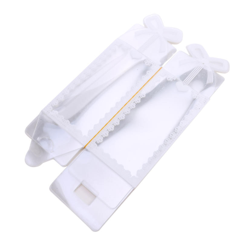 20 шт. складная прозрачная упаковочная коробка из ПВХ для свадебной вечеринки, контейнер для сладких конфет, прямоугольные коробки