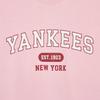 Новые футболки MLB New York Yankees Унисекс Розовые 3ARSV0143-50PKM